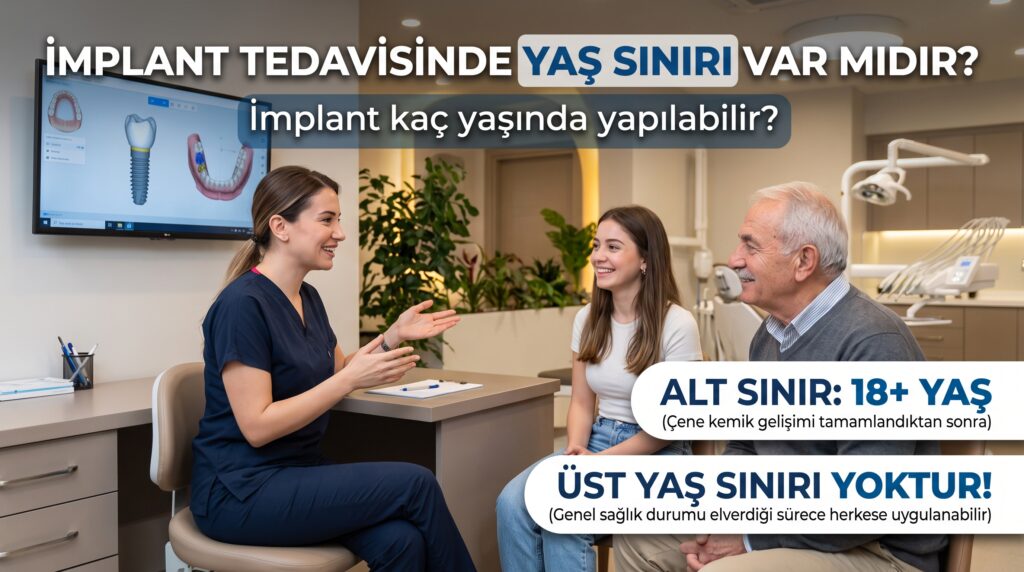 İmplant Tedavisinde Yaş Sınırı Var mı Kaç Yaşında İmplant Yapılır