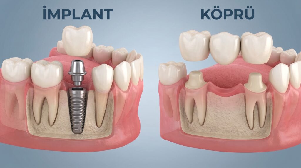 İmplant mı Köprü mü Hangisi Tercih Edilmeli