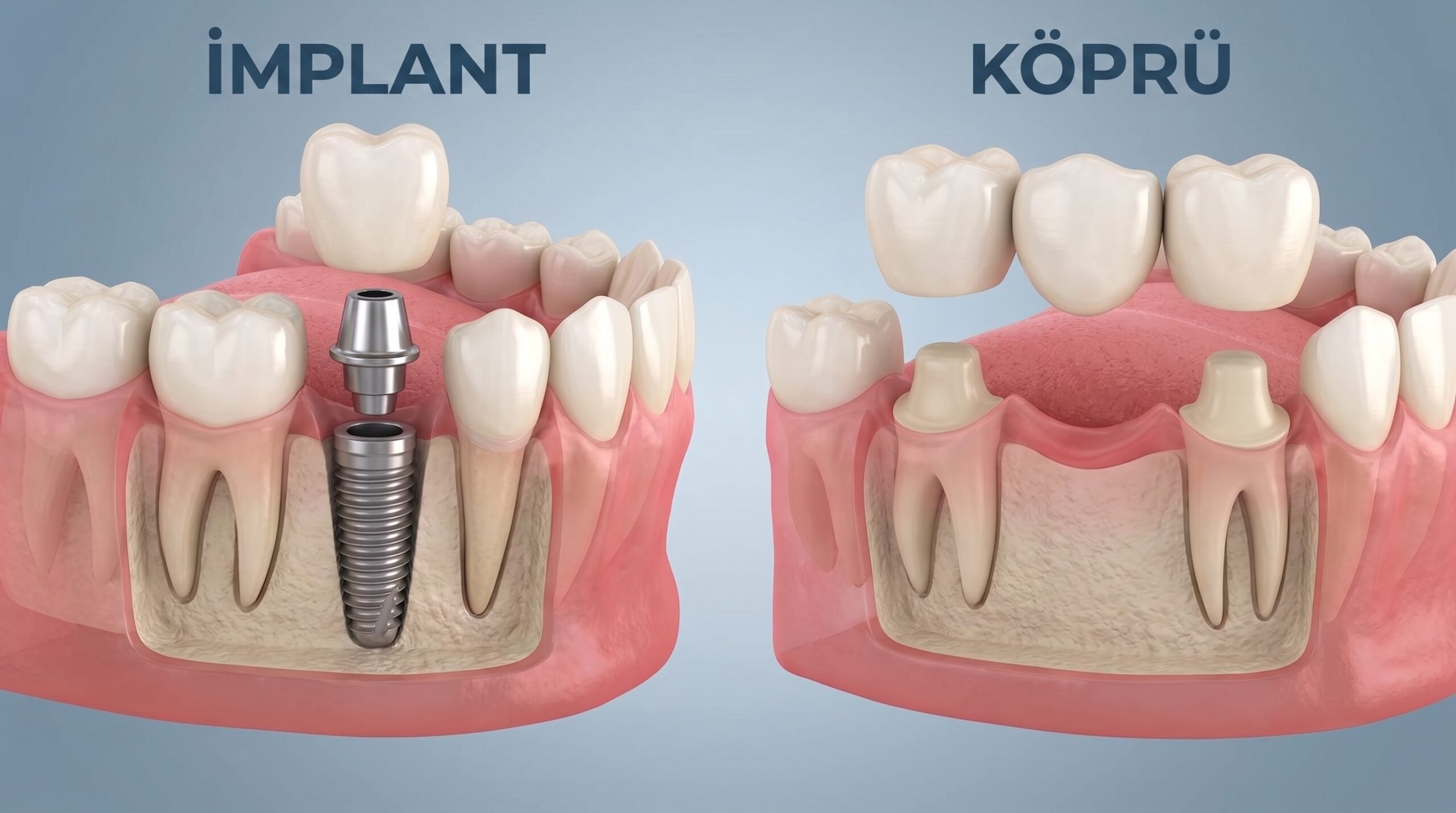 İmplant mı Köprü mü Hangisi Tercih Edilmeli
